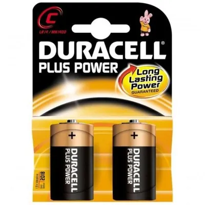 Duracell Plus Power 2 LR14 1,5 V Batterien