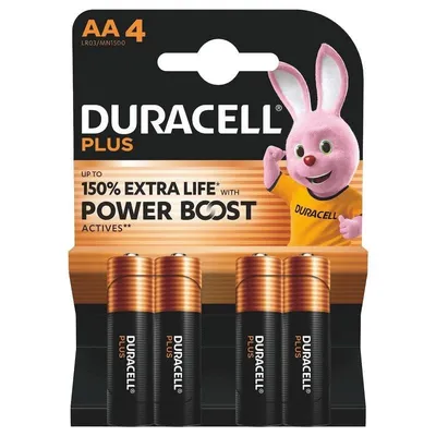 Duracell BASIC LR6 Alkaline Batterie 1,5 V 4 Stück