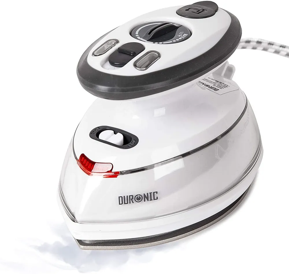 Duronic Reise-Dampfbügeleisen SI3 Reisebügeleisen, 400W Minibügeleisen, 35ml Wassertank