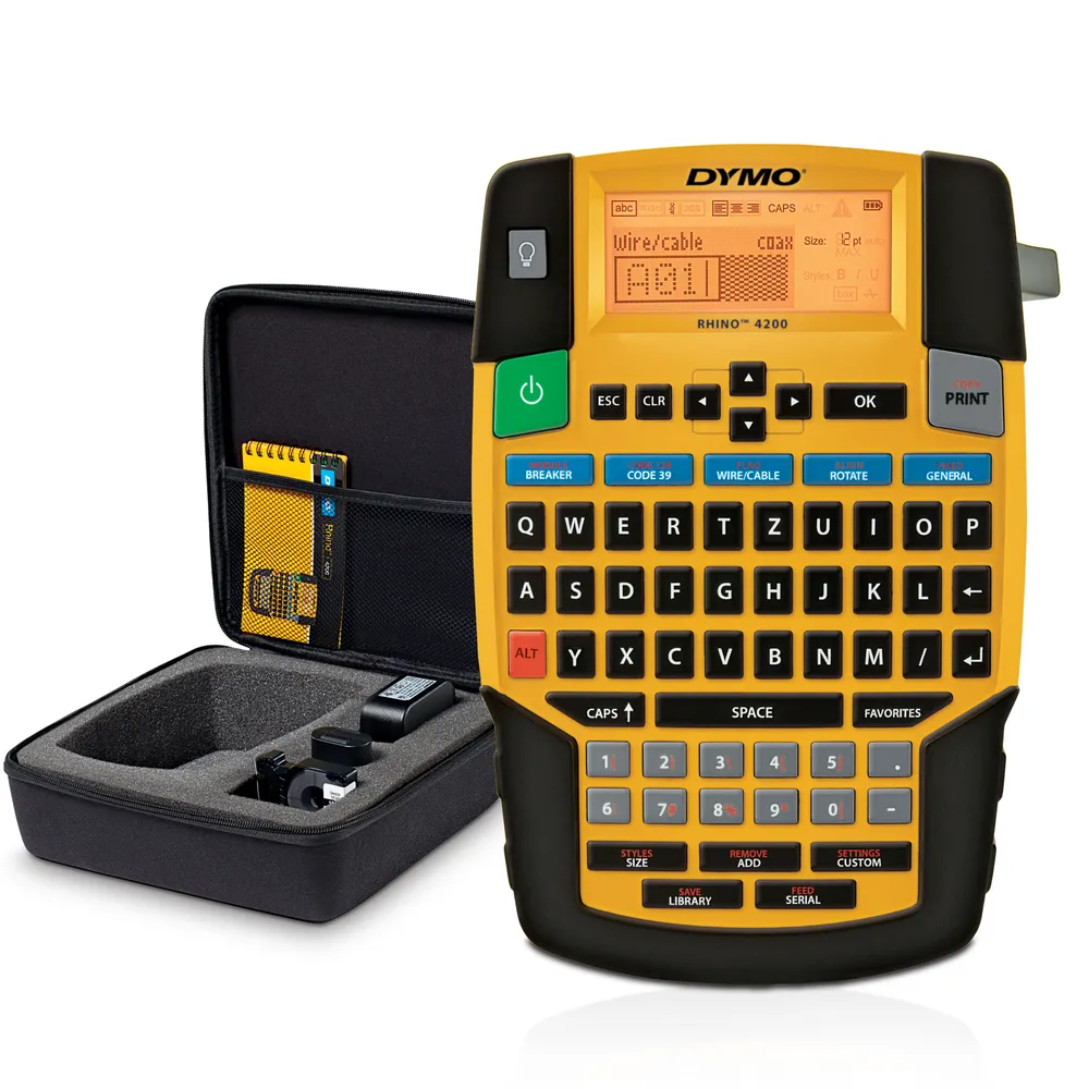 DYMO Rhino 4200 Case Kit Etikettendrucker Qwertz