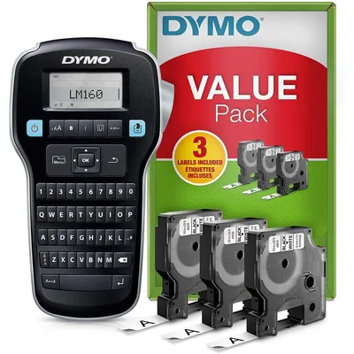 DYMO LabelManager LM160 Etikettendrucker Wärmeübertragung D1 QWERTY