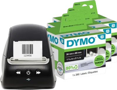 DYMO LabelWriter 550 + 3x zusätzliche Etiketten