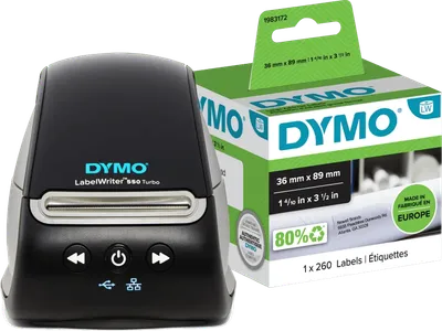 DYMO LabelWriter 550 Turbo + 1x zusätzliche Etiketten