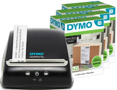 DYMO LabelWriter 5XL + 3x zusätzliche Etiketten
