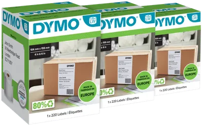 DYMO LabelWriter Extragroße Etiketten 104 x 159 mm 3er-Pack
