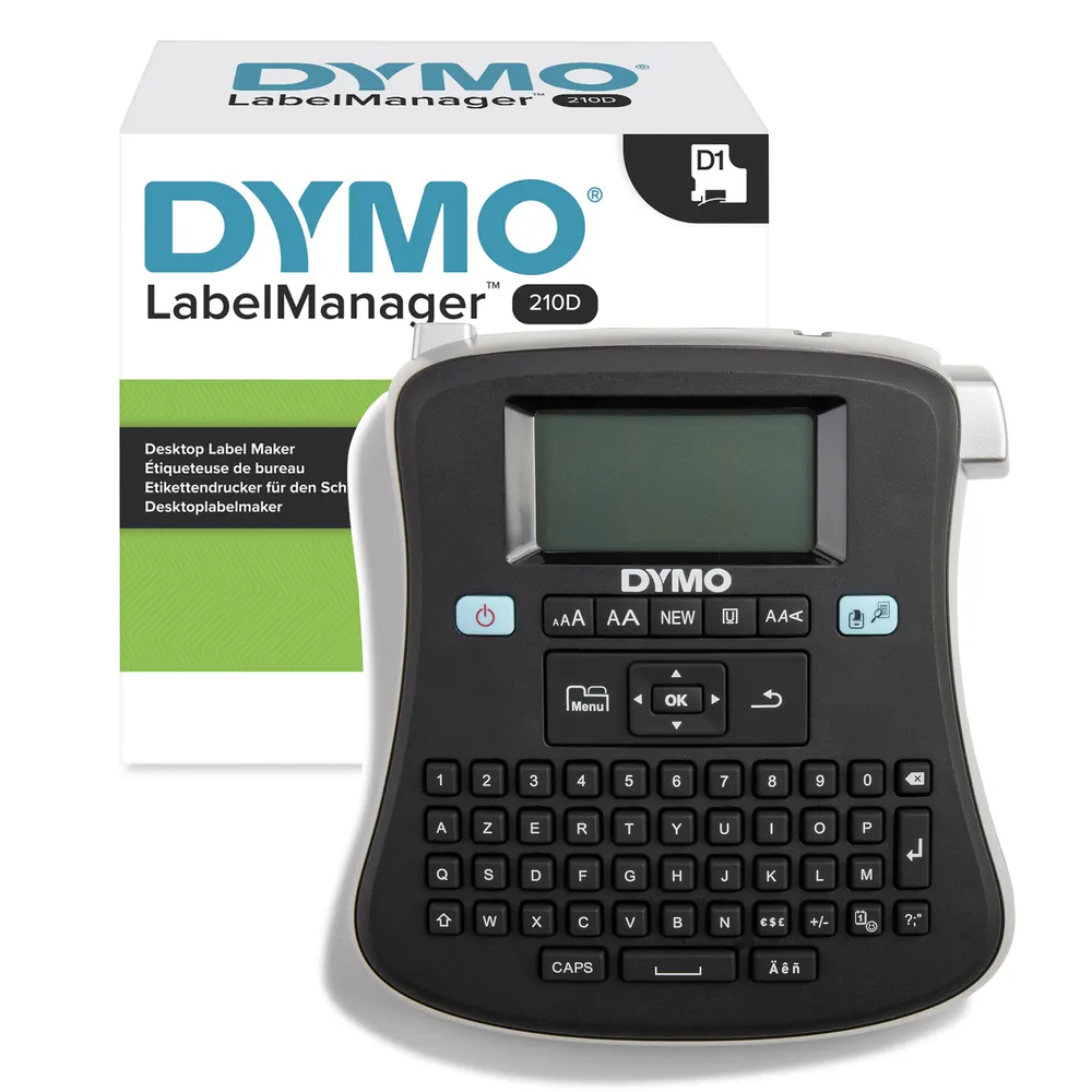 LabelManager 210D+ 6/9/12 mm D1-Bänder AZERTY Etikettendrucker