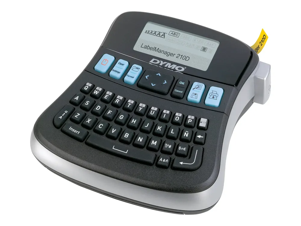 LabelManager 210D+ 6/9/12 mm D1-Bänder QWY UK/HK Beschriftungsgerät