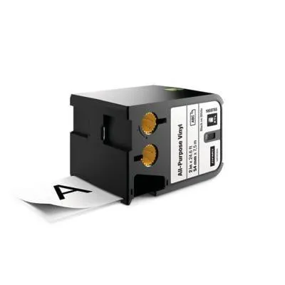 XTL Schriftband Vinyl 54mmx7.0m schwarz->weiß