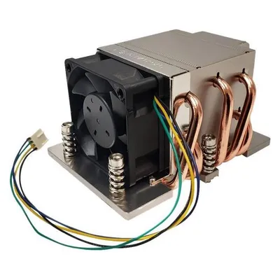 Dynatron J10 AMD Genoa SP5 cooler 2U active Heatpipes with Aluminum Fin Base and Aluminum Fin Stack