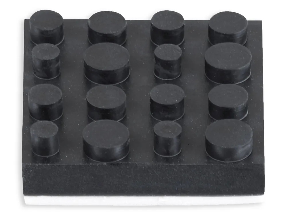 DYNAVOX Antivibe Gerätefüße-Set 4 Stück, Gummi, 40x40 mm