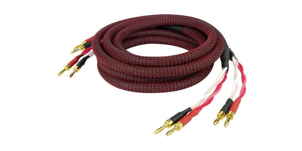 Dynavox Dynavox Perfect Sound Lautsprecherkabel 2m Audio-Kabel, Bananenstecker, (200 cm), Kabeldurchmesser ca. 12 mm