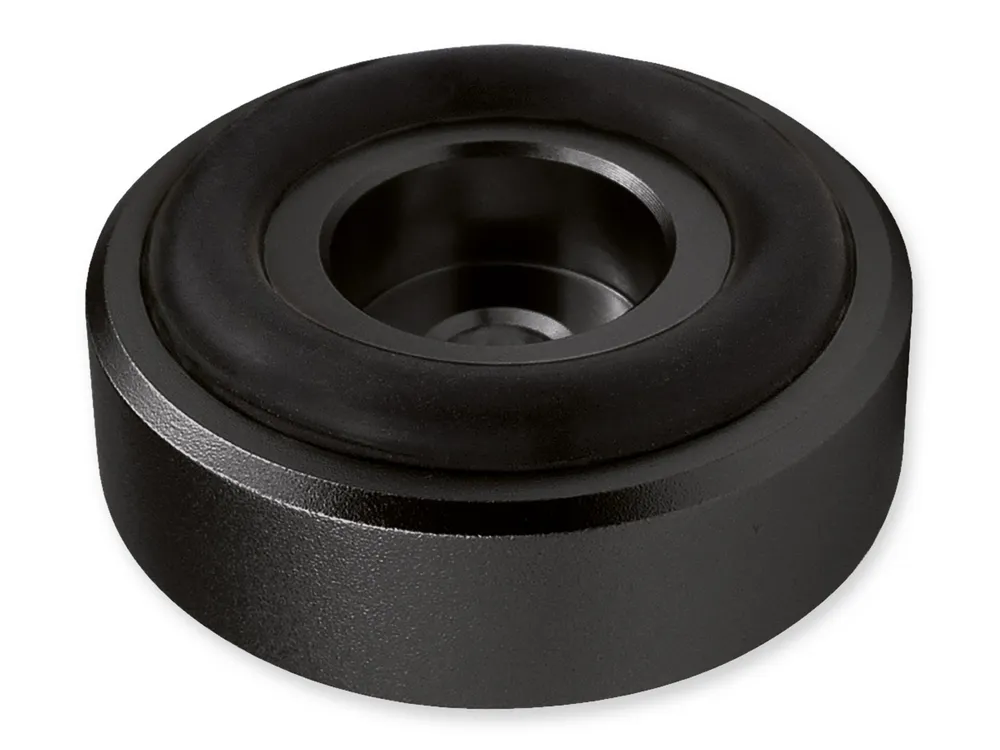 DYNAVOX Gerätefüße-Set midi, 4 Stück, Aluminium, schwarz