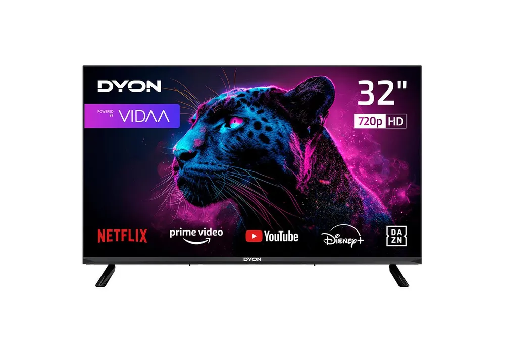 Dyon Movie Smart 32 VX LED-Fernseher (80 cm/32 Zoll, HD, Smart-TV, Triple Tuner, CI+, LAN, WLAN, Hotel Modus)