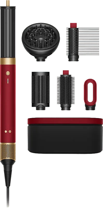 Dyson Airwrap Co-anda2x Curly+Coily Red Velvet