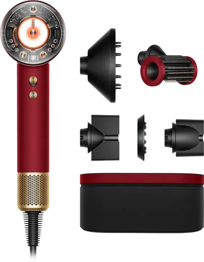 Dyson Supersonic Nural Straight+Wavy Red Velvet