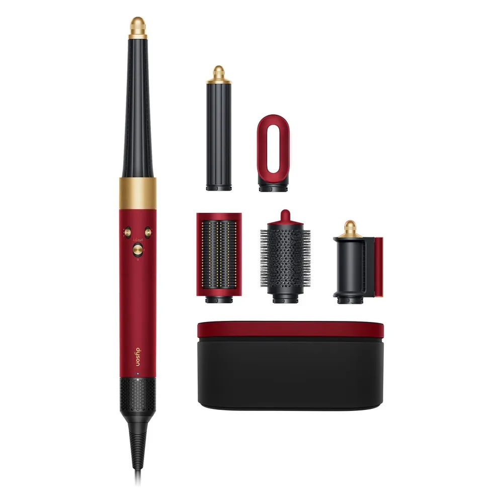 Dyson Airwrap i.d. Straight + Wavy Red Velvet/Gold