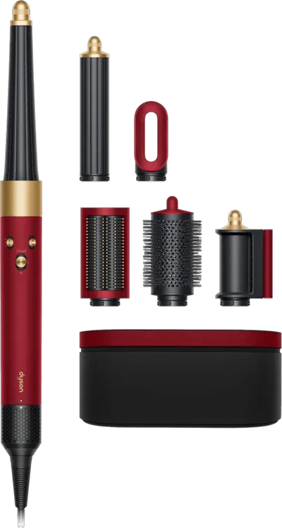 Dyson Airwrap i.d. Straight + Wavy Red Velvet/Gold