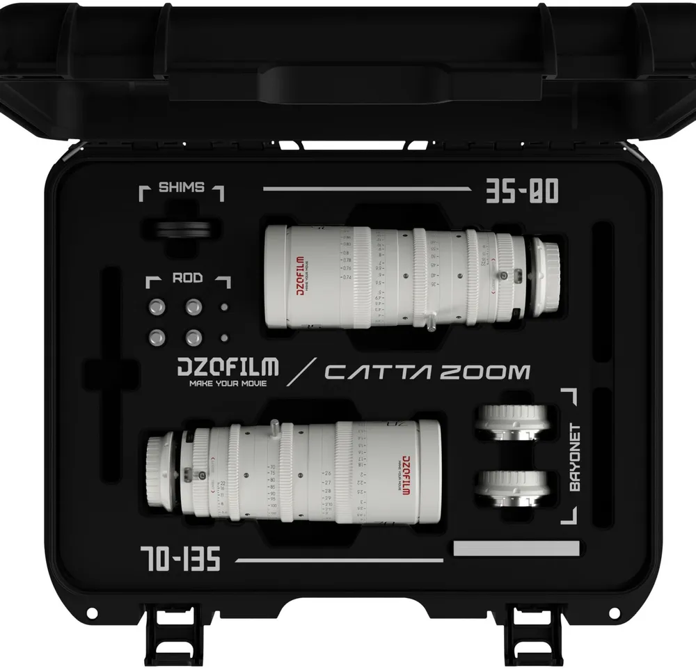 DZOFILM Catta Zoom 2-Lens Kit (35-80/70-135 T2.9) weiß