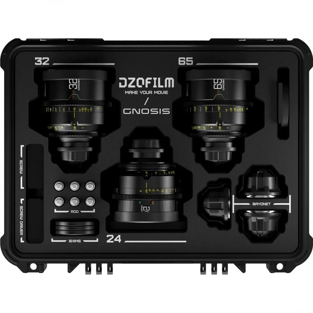 DZOFILM Gnosis 3-Lens Kit (Macro 32/65/90mm T2.8) metric