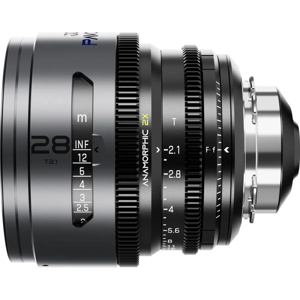 DZOFILM Pavo 2x Anamorphic 28mm T2.1 für PL/EF Mount Blue Coating