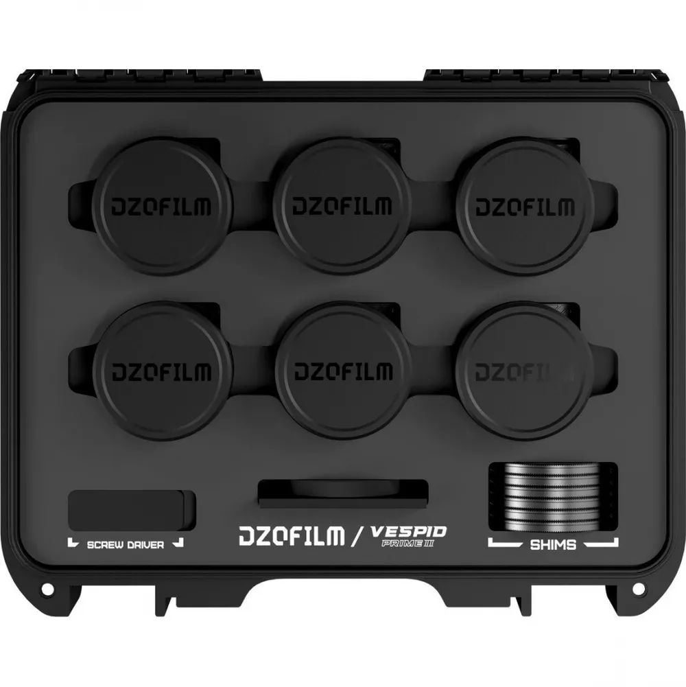 DZOFILM Vespid Prime II 6-Lens Kit (18/24/35/50/85/105 T1.9)