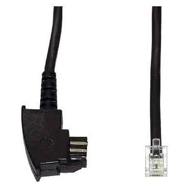 E+P T 44/3 3m Schwarz Telefonkabel