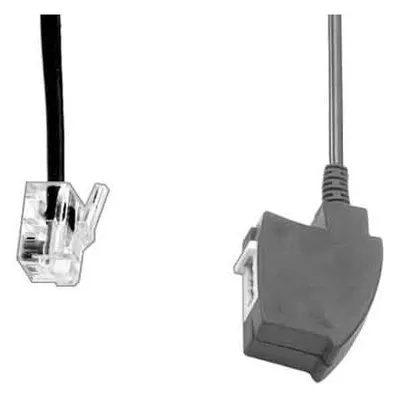 E+P Telef.-Adapter+Stecker T 65 Tae-Ku.F-No.+We-St.6/4 0.2m