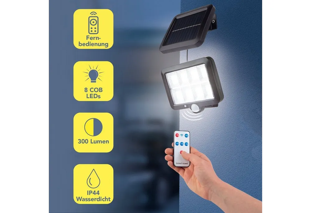 EASYmaxx Bewegungsmelder Solar-Strahler