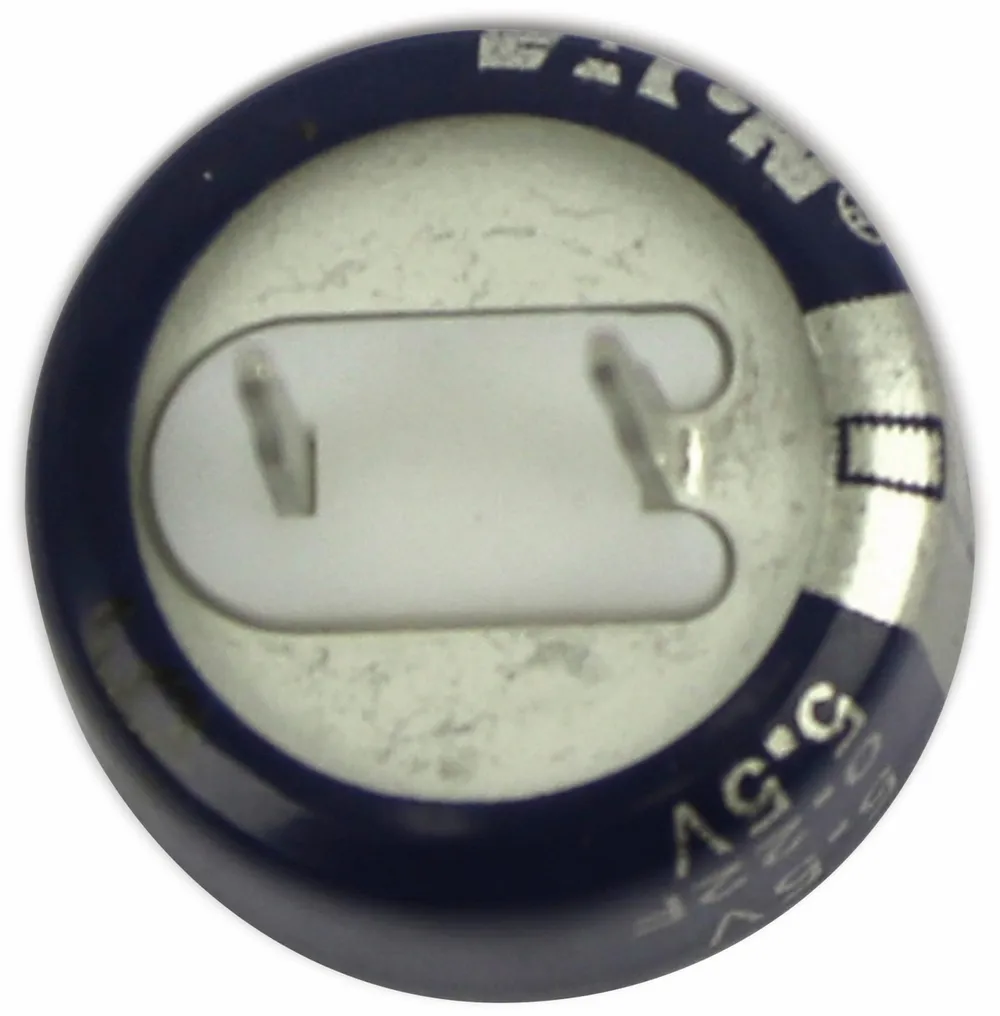 EATON Gold Cap-Elko 0,22F, 5,5V, axial, RM 5 mm, 13,5x6,5 mm, KR-5R5C224-R