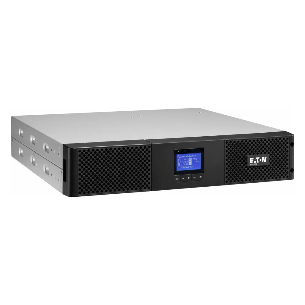 Sai Eaton 2 kVA Doppelwandler Rack 2U LCD USB RS-232 Schwarz