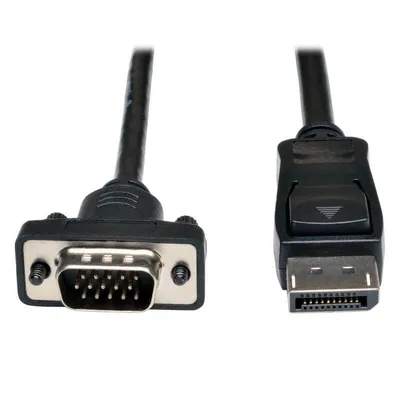 DisplayPort auf VGA Adapterkabel Tripp Lite P581-006-VGA-V2 1,8 m Schwarz
