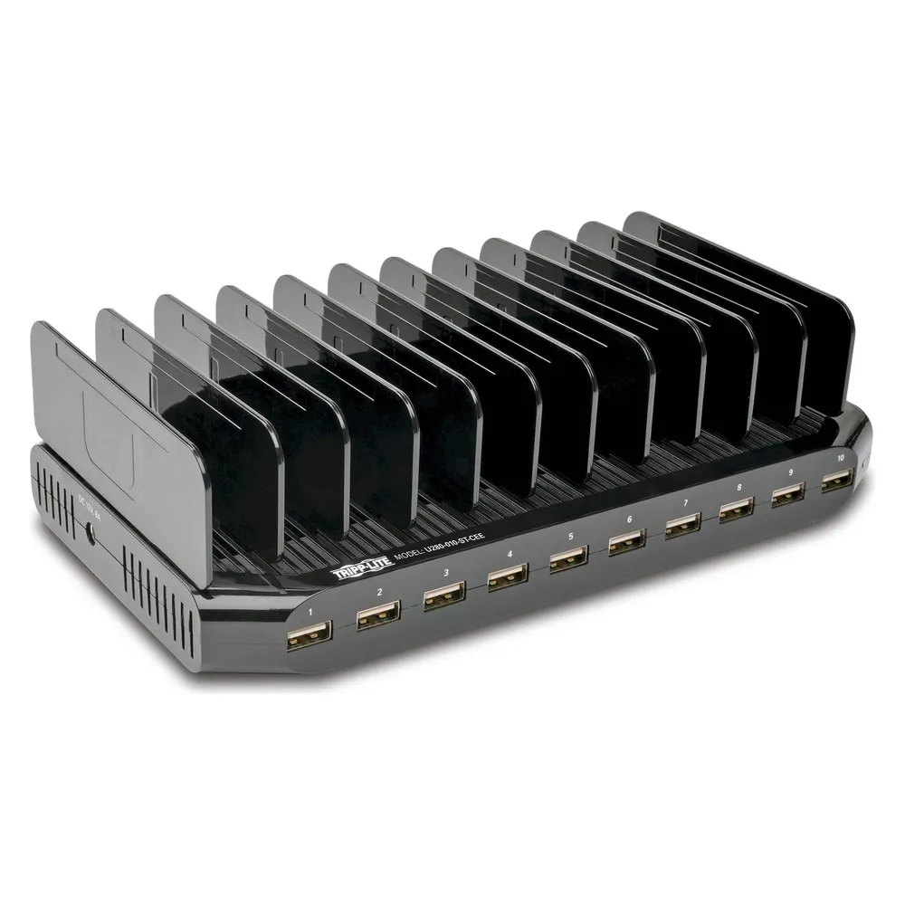 Dockingstation Eaton U280-010-ST-CEE 10 USB-Ports Schwarz mit Netzteil