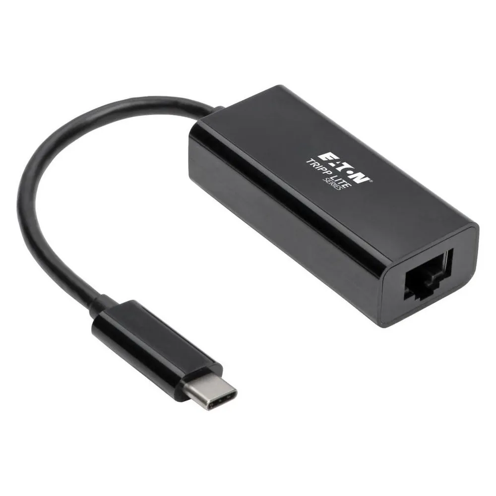 Eaton USB-C to Gigabit Network Adapter with Thunderbolt 3 Compatibility Black (USB-C 3.1 Gen 1