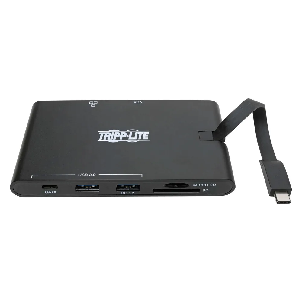 Eaton USB-C Dock 4K HDMI VGA USB 3.2 Gen 1 USB-A/C Hub GbEemory Card 100W PD Charging