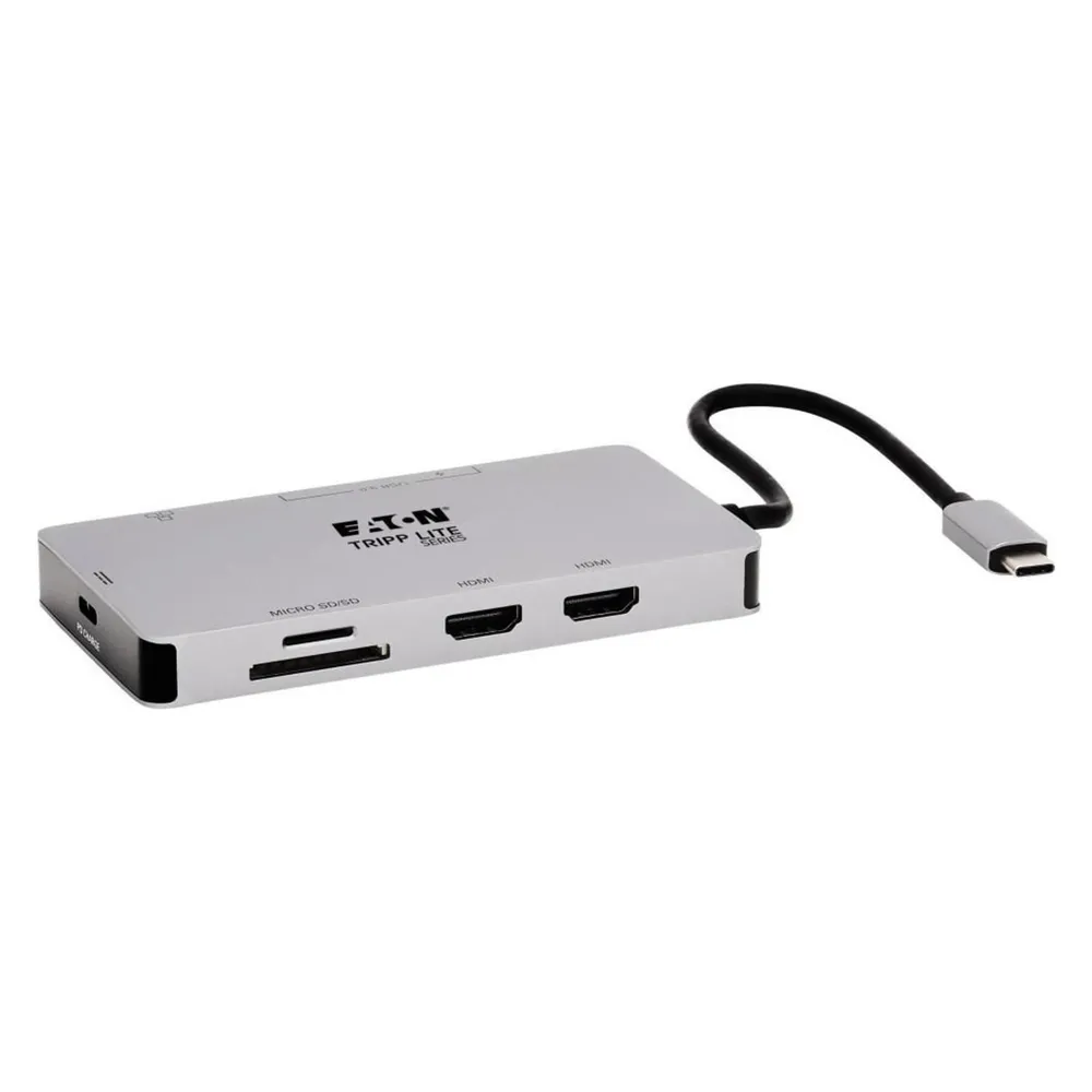 Dockingstation Eaton Tripp Lite U442-DOCK8G-GG USB-C 2x HDMI Gigabit SD