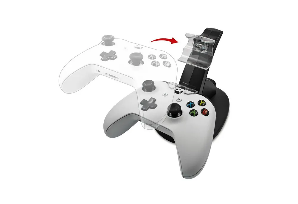 EAXUS DUAL Controller-Ladestation (750 mA, für Xbox One Controller, mit LED Beleuchtung)