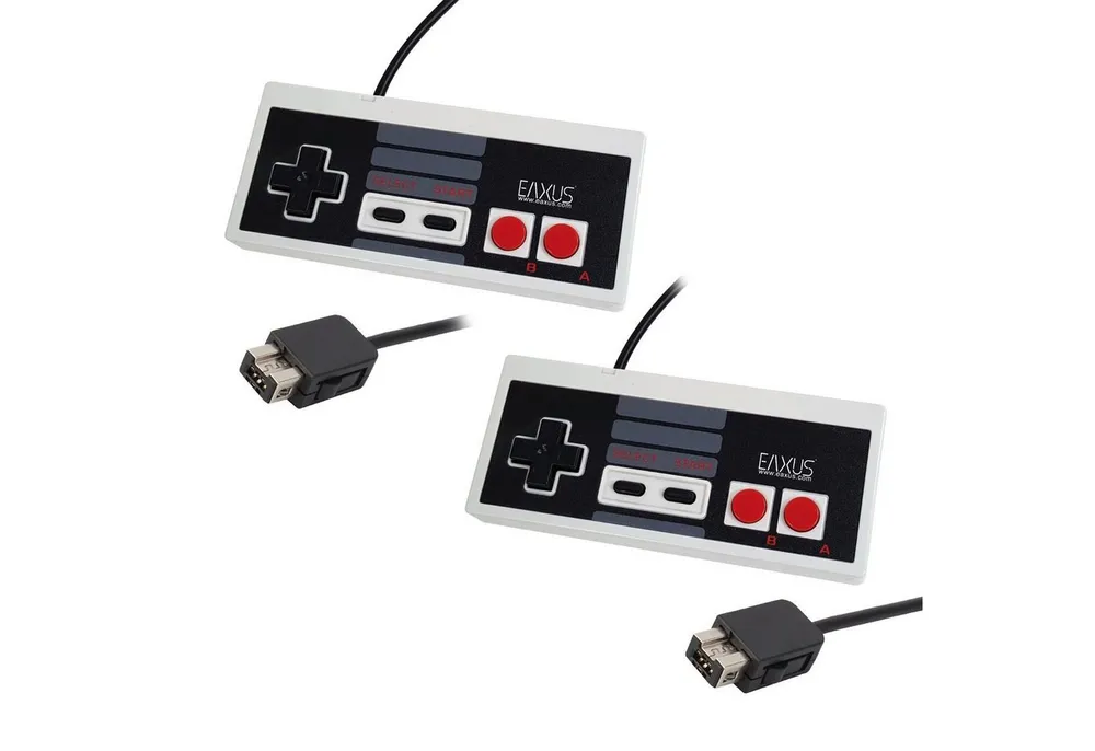 EAXUS Gamepad für Nintendo Classic Mini NES Gaming-Controller (2 St., für NES Classic Mini)