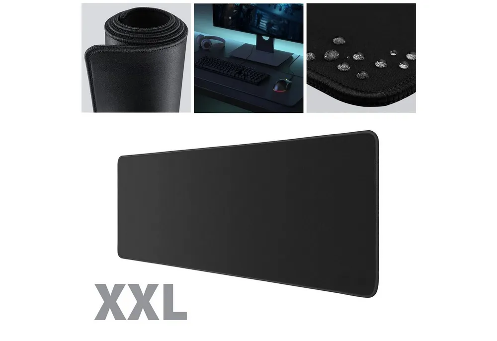 EAXUS Gaming Mauspad XXL (800 x 300 mm, Premium Matte), wasserdicht, rutschfest, verbessert Präzision & Geschwindigkeit