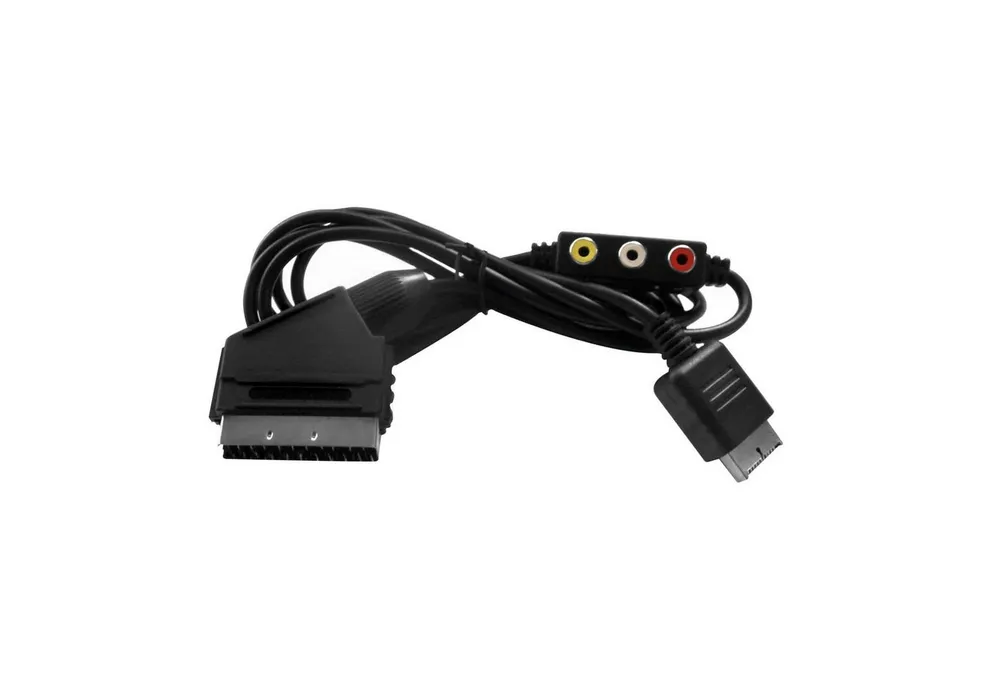 EAXUS RGB Scart Kabel für PlayStation 3 Audio- & Video-Kabel, Scart, Für Playstation 3, (180 cm), geeignet für PS3, mit Audio-Out für Stereoanlage