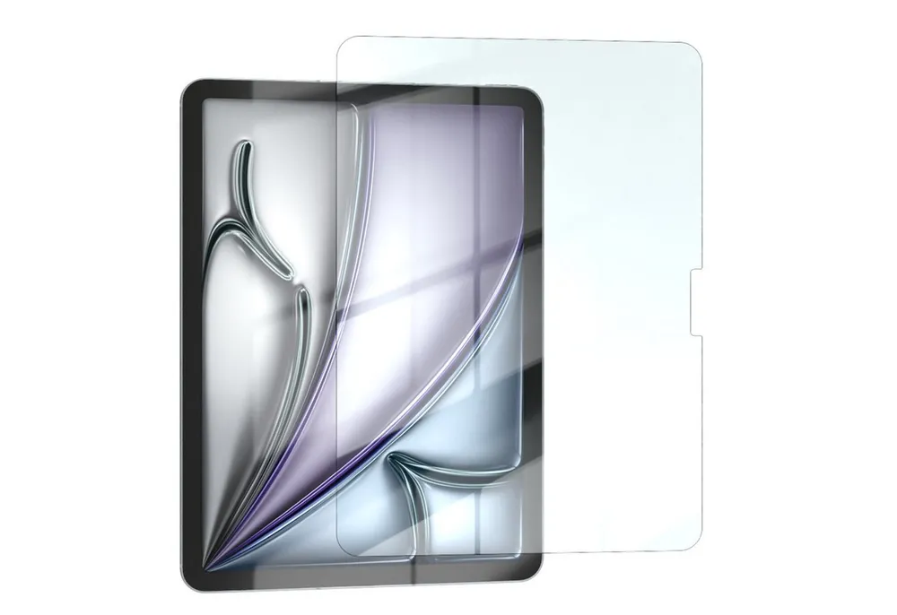 EAZY CASE Displayschutzglas Schutzglas für Apple iPad Air 11 (2024), 11 Zoll Panzerglas Displayfolie Tabletschutz Glasfolie Kratzschutz