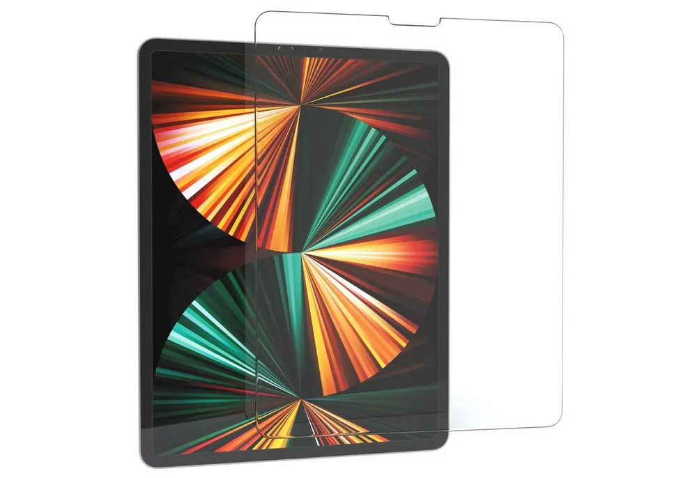 EAZY CASE Displayschutzglas Schutzglas für iPad Pro 12,9" 5./6. Gen. 2021/2022, 12,9 Zoll Panzerglas Displayfolie Tabletschutz Glasfolie Kratzschutz