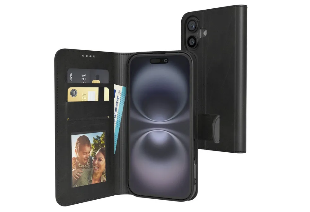 EAZY CASE Handyhülle Business Handytasche Kartenfächer für iPhone 16 6