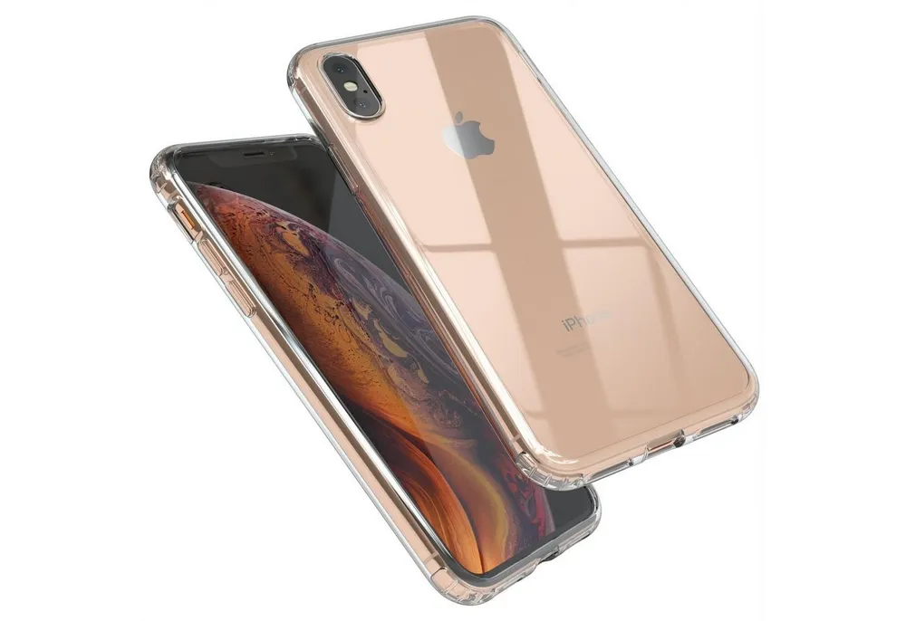 EAZY CASE Handyhülle Crystal Clear Case für Apple iPhone X / iPhone XS 5,8 Zoll, Schutzhülle Kameraschutz Silikonhülle Transparent Handyhülle Slimcover