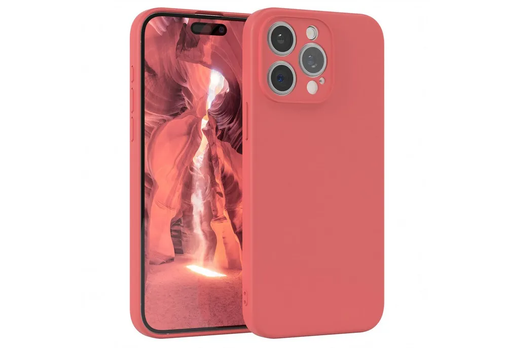 EAZY CASE Handyhülle für Apple iPhone 15 Pro Max Hülle Silikon 6