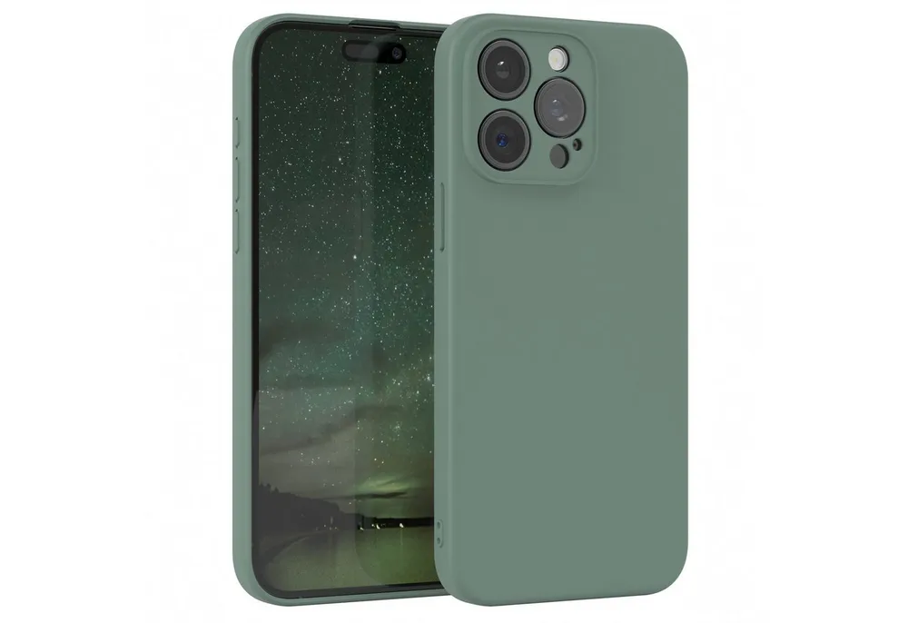 EAZY CASE Handyhülle für Apple iPhone 15 Pro Max Hülle Silikon 6