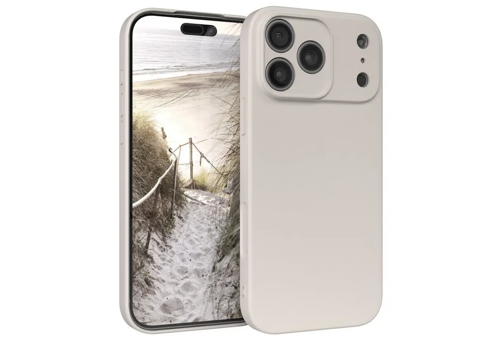 EAZY CASE Handyhülle für Apple iPhone 17 Pro Max Hülle Silikon 6,9 Zoll, Bumper Case Matt Slimcover Silikonschutzhülle elastisch Polarstern