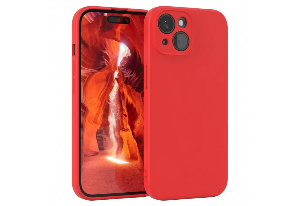EAZY CASE Handyhülle für Apple iPhone 15 Hülle Silikon 6