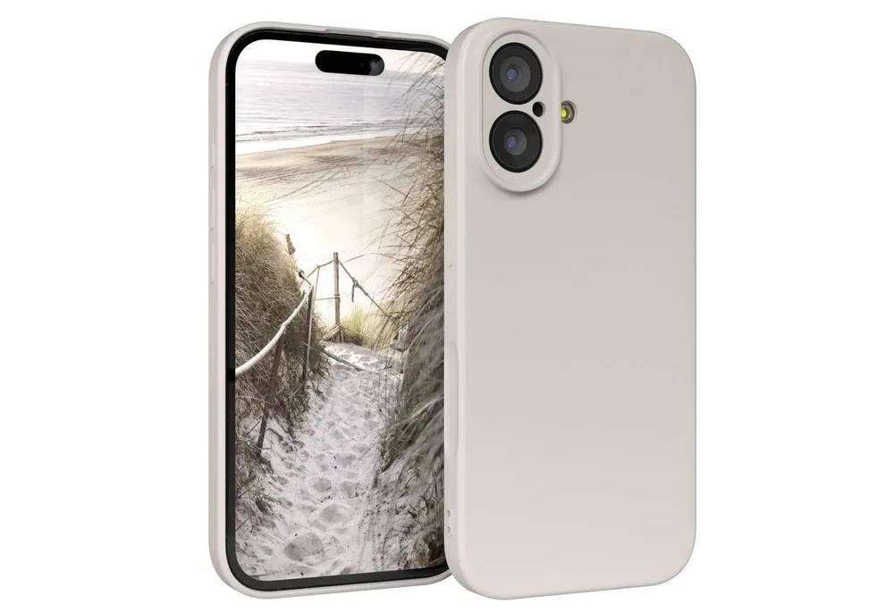 EAZY CASE Handyhülle für Apple iPhone 17 Hülle Silikon 6,3 Zoll, Bumper Case Matt Slimcover Silikonschutzhülle elastisch Polarstern