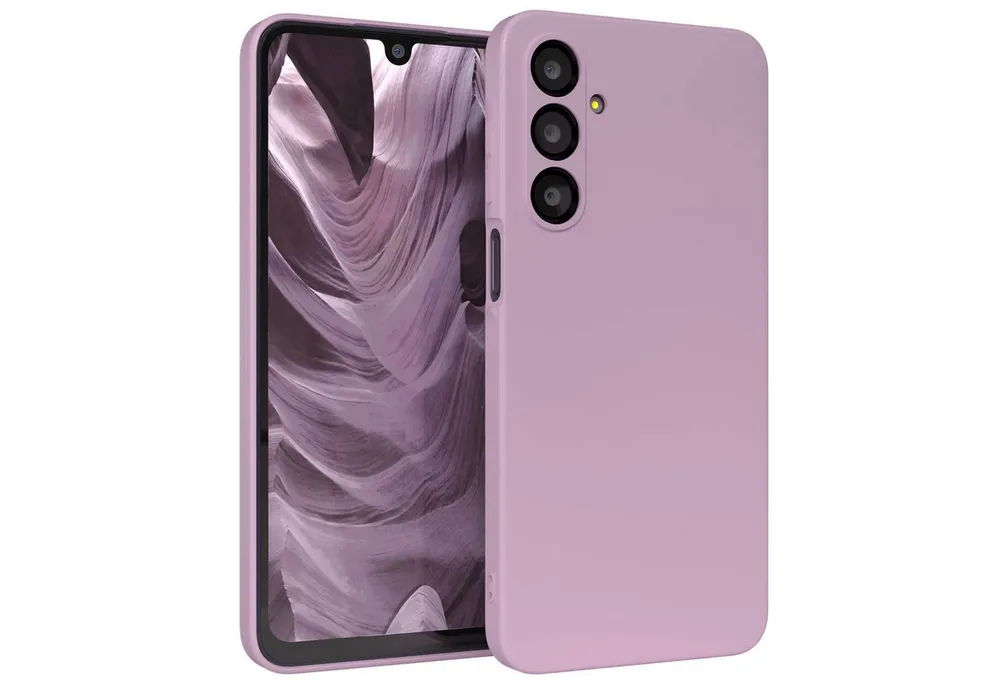 EAZY CASE Handyhülle für Samsung Galaxy A16 Hülle Silikon 6,7 Zoll, Hülle mit Kameraschutz Handycase Soft Smart Slimcover Lila / Flieder