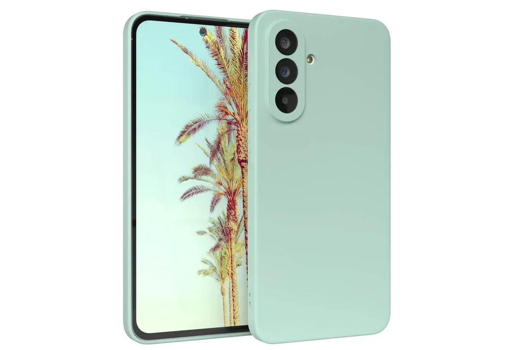 EAZY CASE Handyhülle für Samsung Galaxy A56 Hülle Silikon 6,7 Zoll, Hülle Silikon kratzfest Smart Slimcover Bumper Case Etui Mint Grün